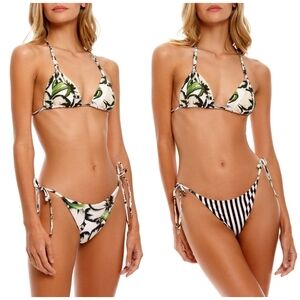 Agua Bendita Alegria Giard reversible bikini bottom L